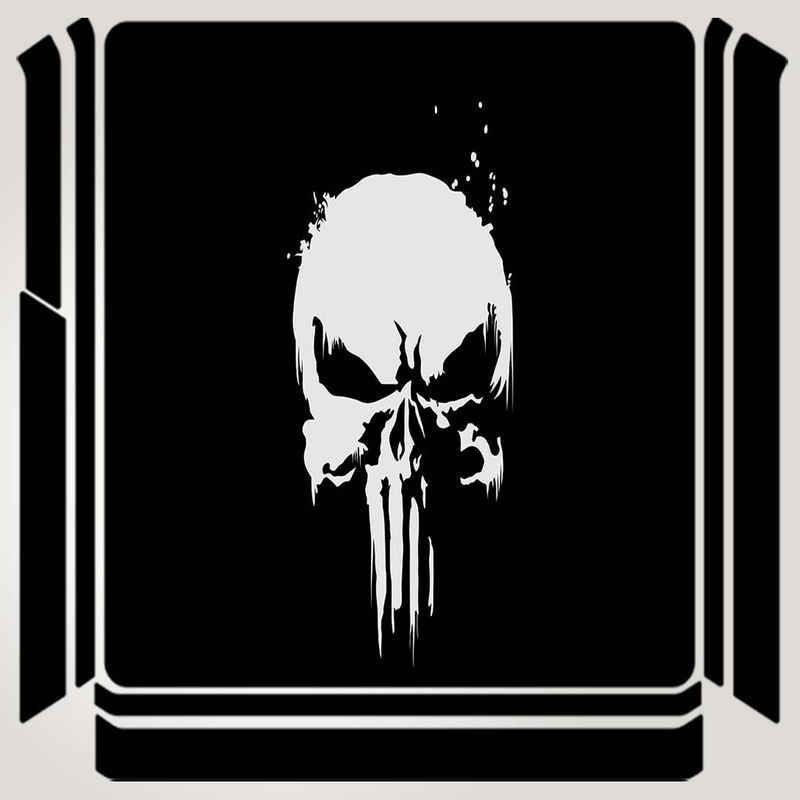 برچسب پلی استیشن ۴ مدل the punisher logo کد pss 378