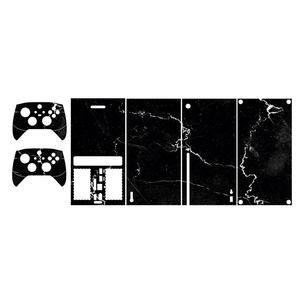 برچسب کنسول بازی xbox series x طرح marble کد 2 مجموعه 5 عددی