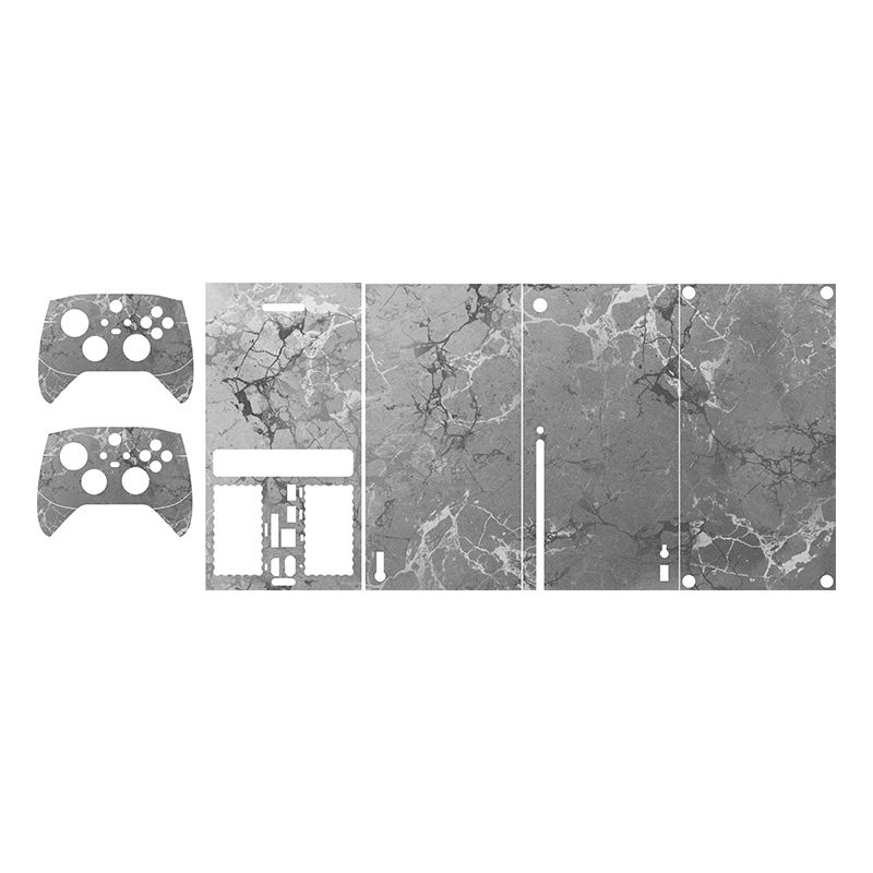 برچسب کنسول بازی xbox series x طرح polygon 02 مجموعه 5 عددی
