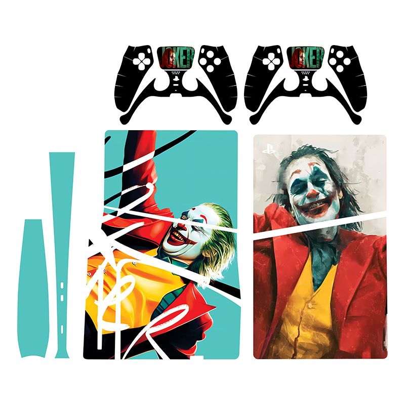 برچسب کنسول بازی پلی استیشن 5 اسلیم مدلjoker 07 مجموعه 7 عددی