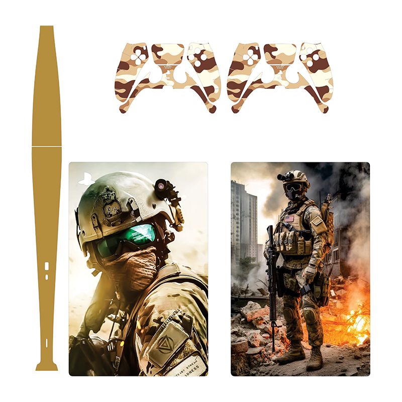 برچسب کنسول بازی پلی استیشن 5 دیجیتال توییجین وموییجین مدل call of duty 06 مجموعه 6 عددی