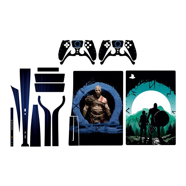 برچسب کنسول بازی پلی استیشن 5 مدل god of war  کد5