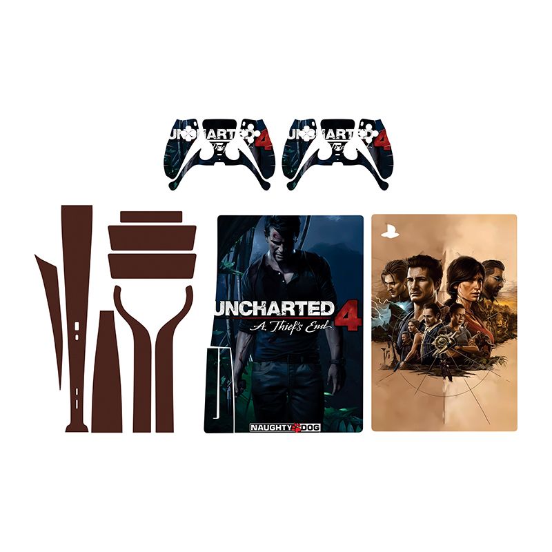 برچسب کنسول بازی پلی استیشن5 استاندارد توییجین وموییجین مدل uncharted 01
