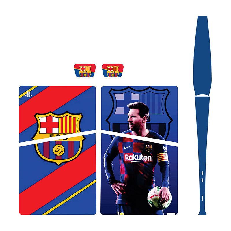برچسب کنسول بازی پلی استیشن5 اسلیم دیجیتال توییجین وموییجین مدل barcelona 05 مجموعه6 عددی
