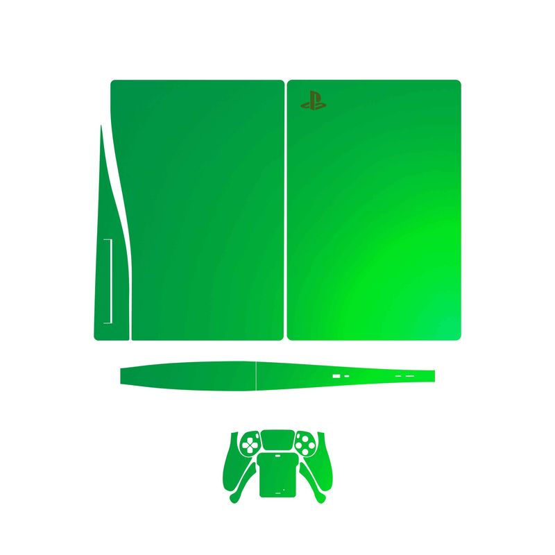 برچسب کنسول و دسته بازی ps5 ماهوت مدل matte green