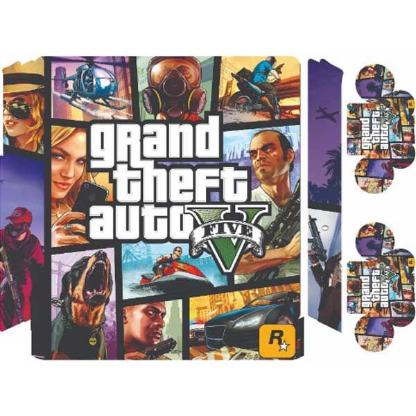 برچسب کنسول پلی استیشن 4 مدل gta