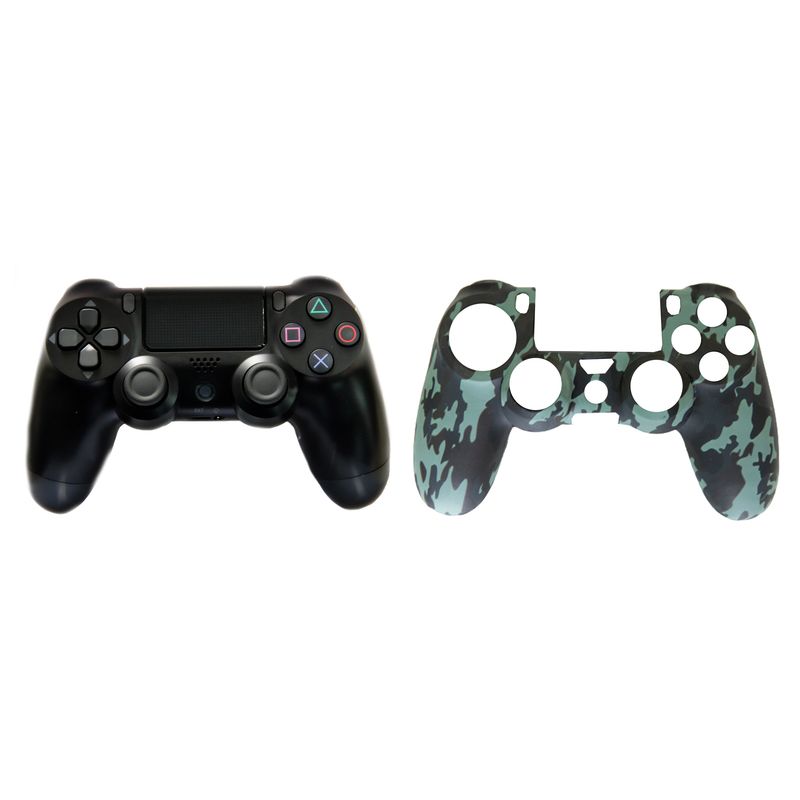 دسته بازی پلی استیشن 4  مدل dualshock سری 2021 به همراه محافظ