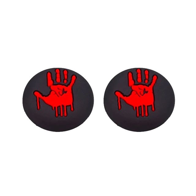 روکش آنالوگ دسته بازی طرح blood hand مدل ras03 بسته دو عددی