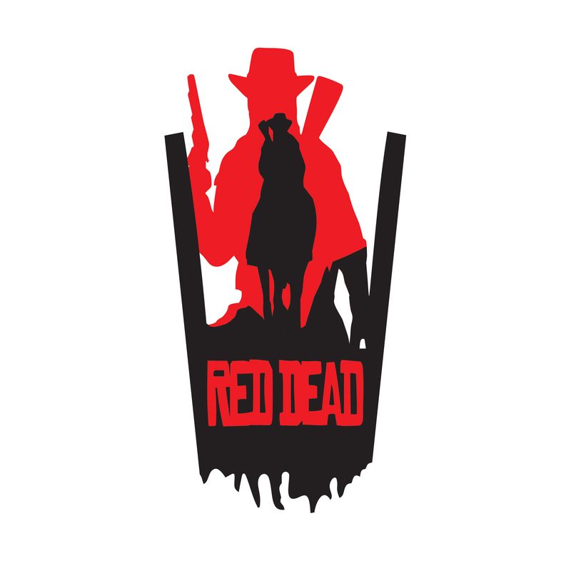 فیس پلیت کنسول بازی ps5 اسلیم طرح red dead