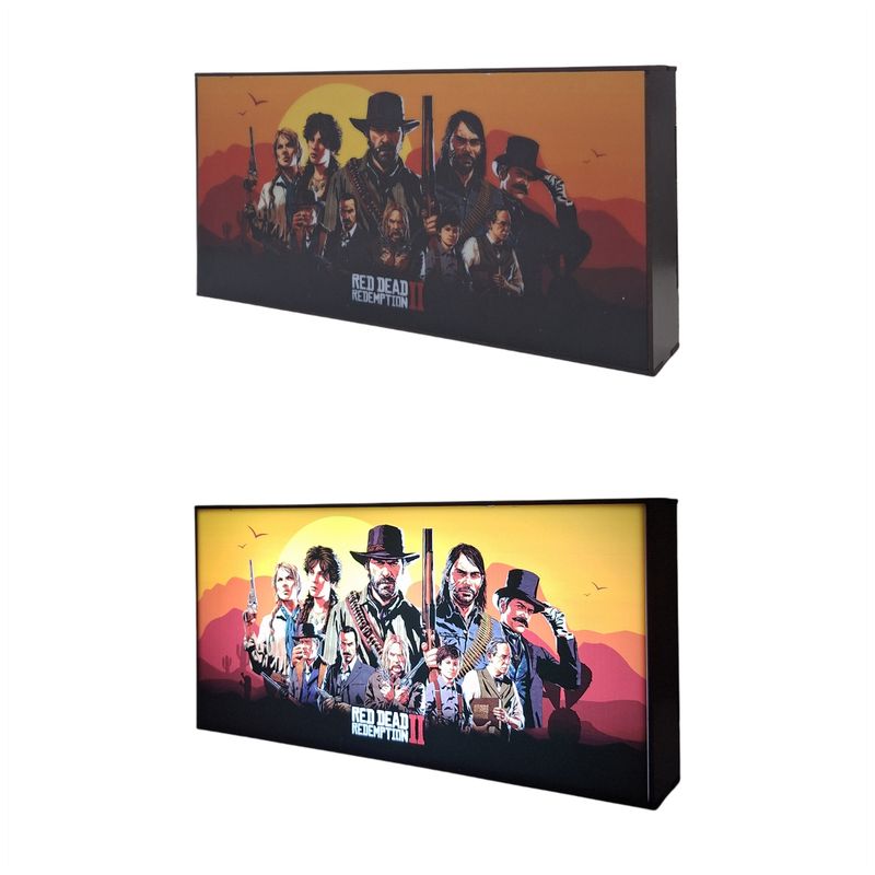 لایت باکس گیمینگ مدل آرسولایت طرح red dead کد ab03