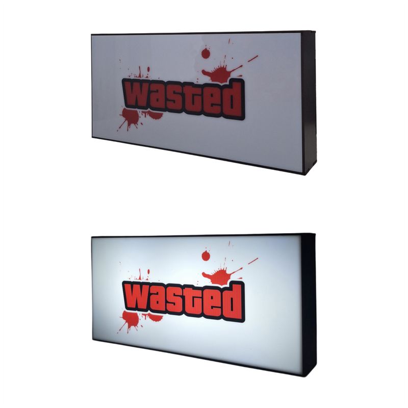 لایت باکس گیمینگ مدل آرسولایت طرح wasted کد ab05