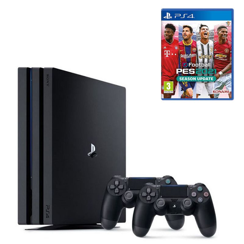 مجموعه کنسول بازی سونی مدل playstation 4 pro ریجن 2 کد cuh 7216b ظرفیت 1 ترابایت