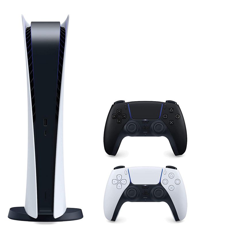 مجموعه کنسول بازی سونی مدل ِplaystation 5 digital ظرفیت 825 گیگابایت به همراه دسته اضافی