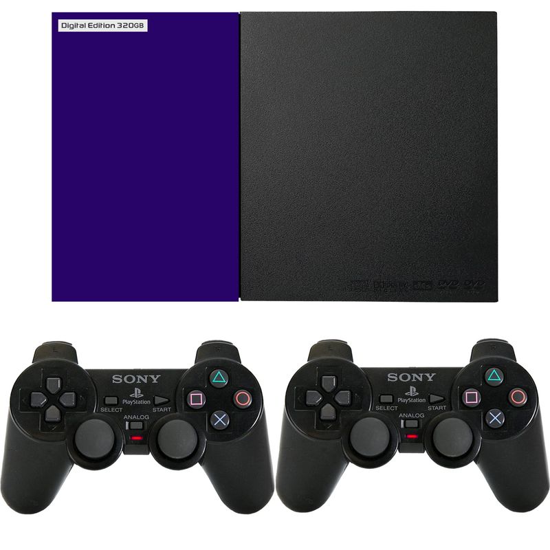 مجموعه کنسول بازی مدل playstation 2 digital edition ظرفیت 320 گیگابایت