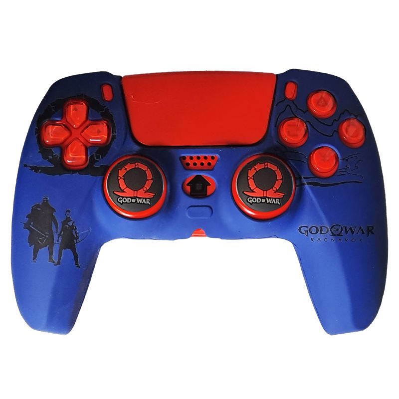 محافظ دسته بازی پلی استیشن 5 مدل god of war ps5250 به همراه روکش آنالوگ