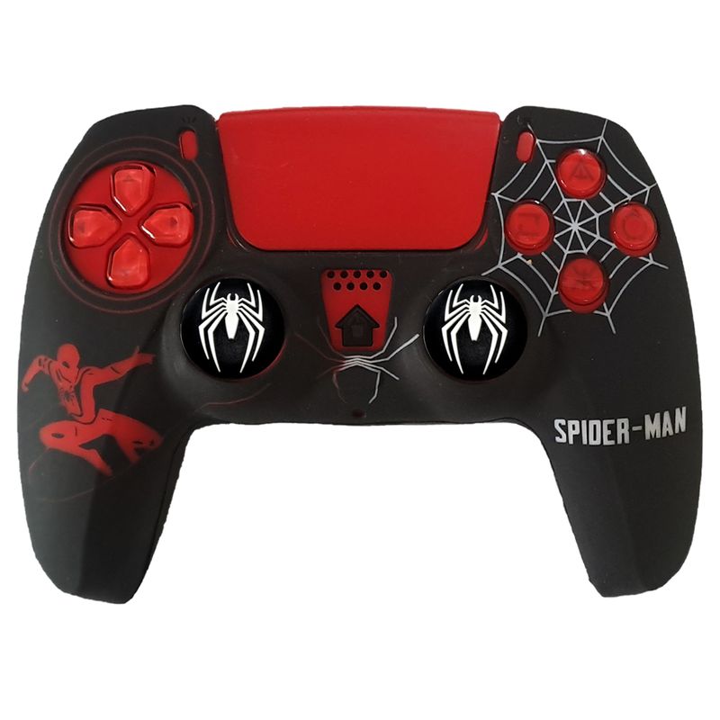 محافظ دسته بازی پلی استیشن 5 مدل spiderman ps5506 به همراه روکش آنالوگ