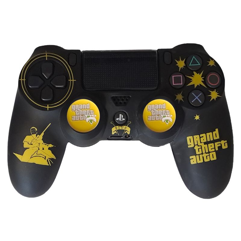 محافظ دسته پلی استیشن 4 مدل gta ps4288 به همراه روکش آنالوگ