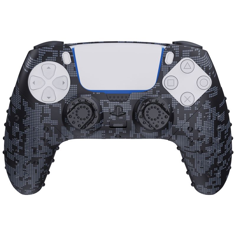 محافظ دسته پلی استیشن 5 اسپارک فاکس مدل silicone grip pack digital camo به همراه روکش آنالوگ
