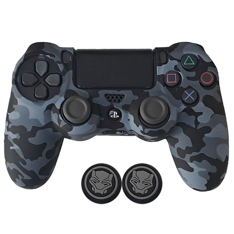 محافظ دسته پلی استیشن ۴ مدل army ps4 421 به همراه روکش آنالوگ