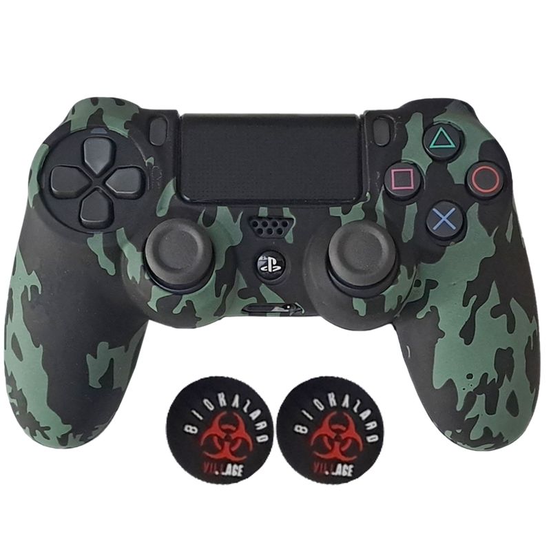 محافظ دسته پلی استیشن ۴ مدل army ps4 422 به همراه روکش آنالوگ