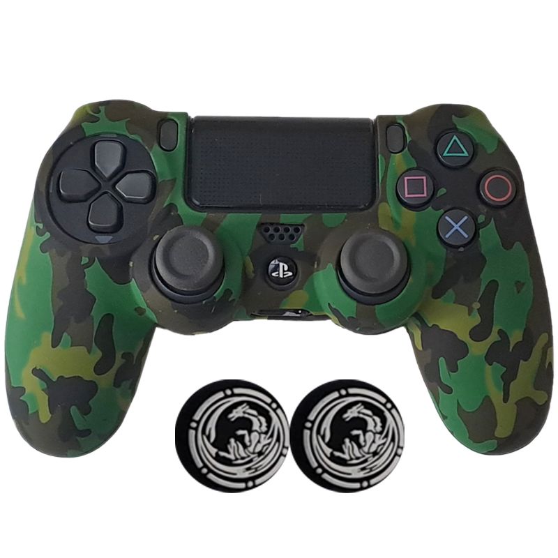 محافظ دسته پلی استیشن ۴ مدل army ps4 423 به همراه روکش آنالوگ