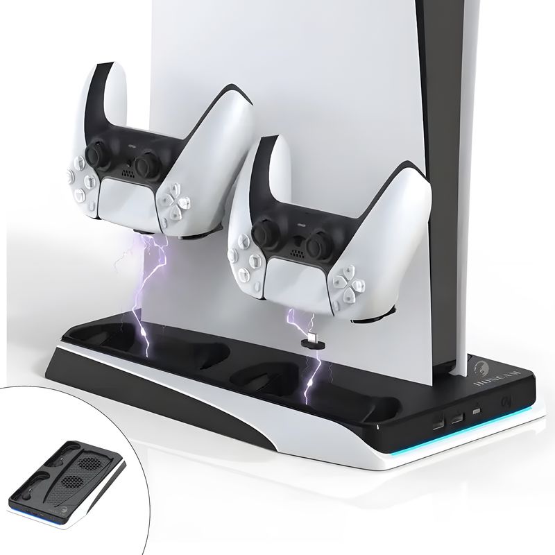 پایه شارژر و استند نگه دارنده دسته بازی پلی استیشن 5 هونکم مدل hc a3799