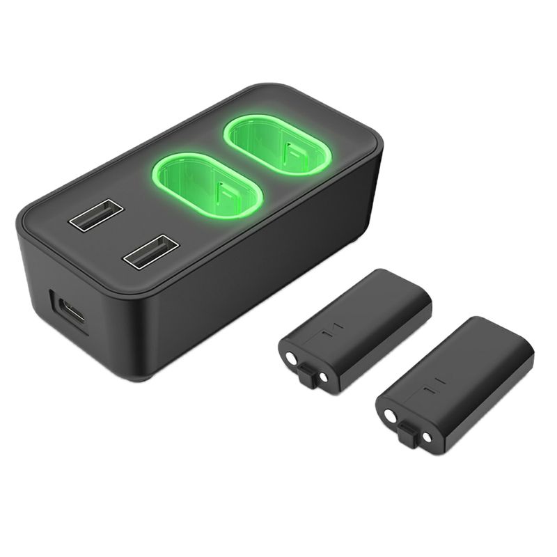 پایه شارژر و باتری دسته بازی ایکس باکس سریز و وان دابی مدل tyx 0665