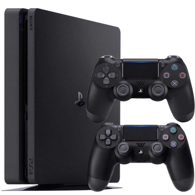 کنسول بازی سونی مدل playstation 4 slim کد region 2 cuh 2200a ظرفیت 500 گیگابایت به همراه دسته اضافه