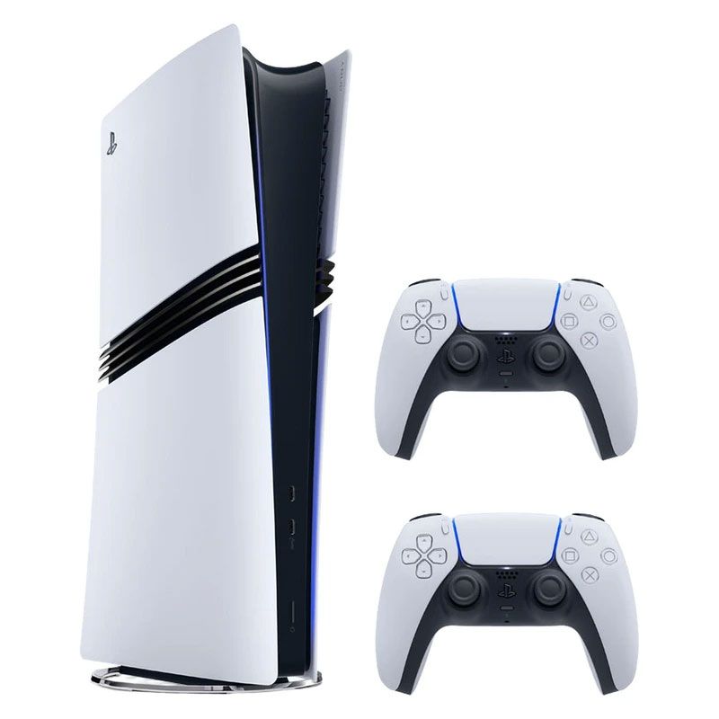 کنسول بازی سونی مدل playstation 5 pro ریجن اروپا نسخه دیجیتال ظرفیت 2 ترابایت به همراه دسته اضافه
