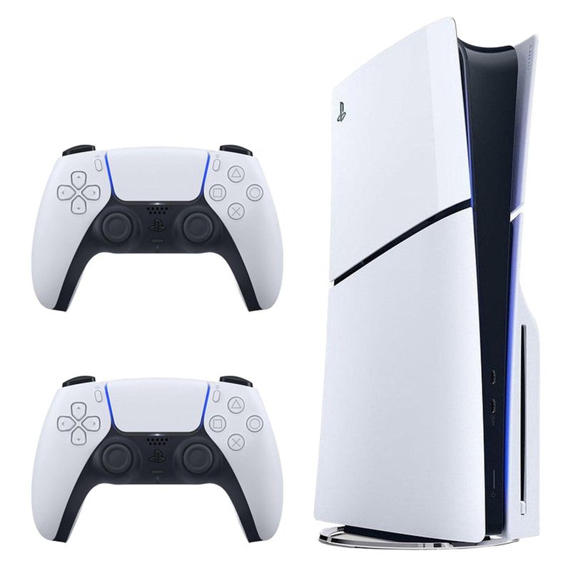 کنسول بازی سونی مدل playstation 5 slim ظرفیت 1 ترابایت ریجن cfi 2116 اروپا به همراه دسته اضافی