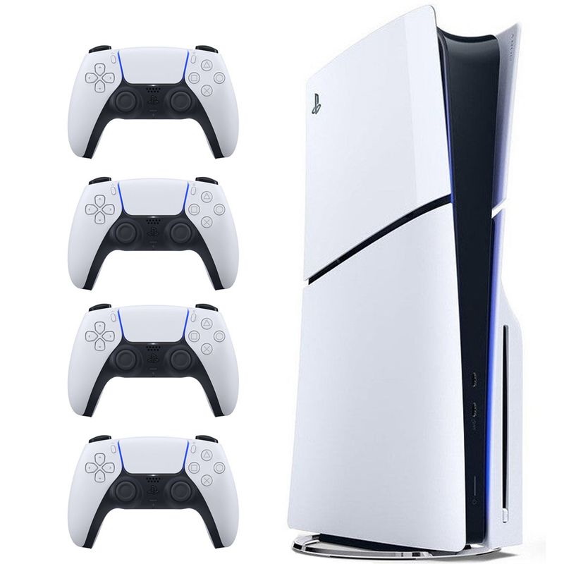 کنسول بازی سونی مدل playstation 5 slim ظرفیت یک ترابایت ریجن 2016a اروپا به همراه دسته اضافی