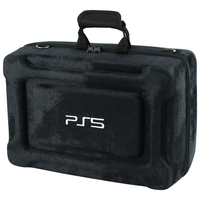 کیف حمل کنسول بازی پلی استیشن 5 مدل مخملی دوکاره ps5 pro _ slim