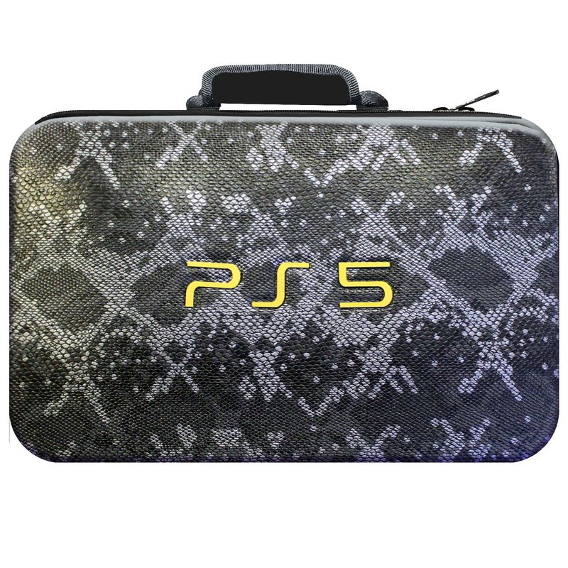 کیف حمل کنسول پلی استیشن 5 اسلیم مدل snake skin 02