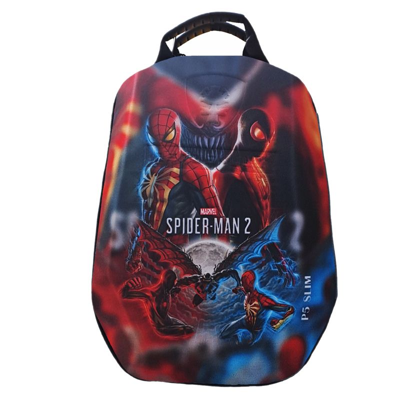 کیف کوله ایی حمل کنسول پلی استیشن 5 اسلیم مدل spiderman ke5134 slim