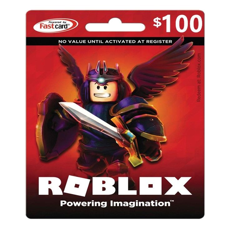 گیفت کارت 100 دلاری روبلاکس مدل rlx001