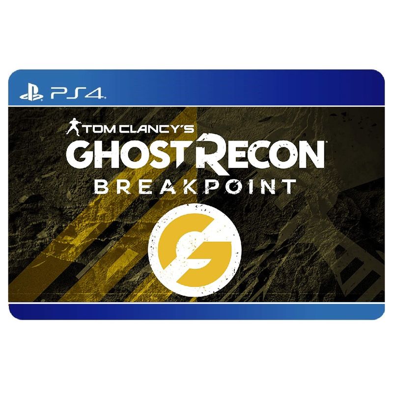 گیفت کارت 5800 سکه‌ای مدل ghost recon breakpoint 5800 ps