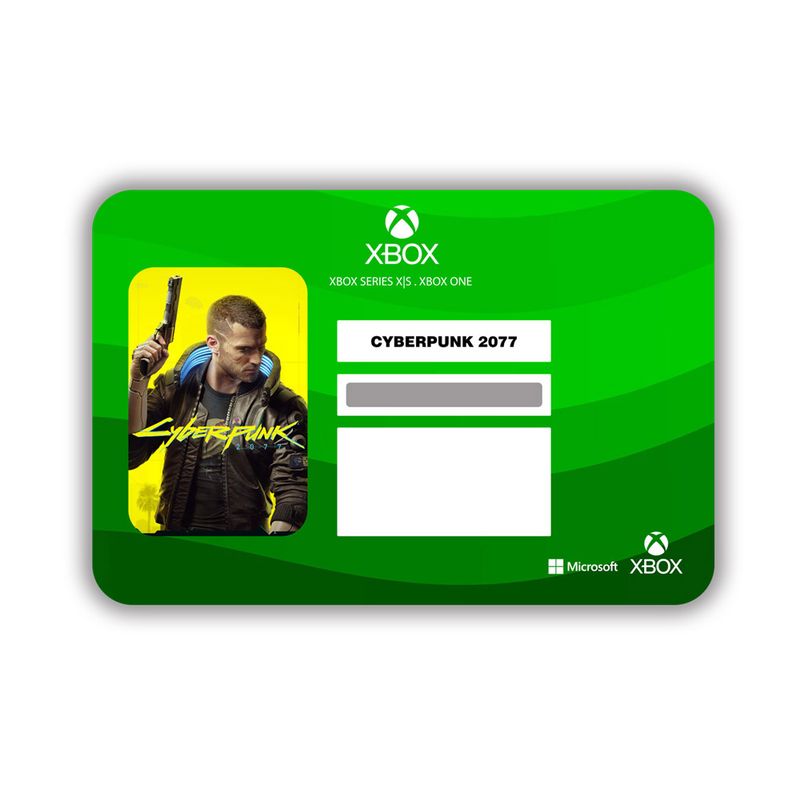 گیفت کارت بدون اعتبار اولیه ایکس باکس مدل xcp2077