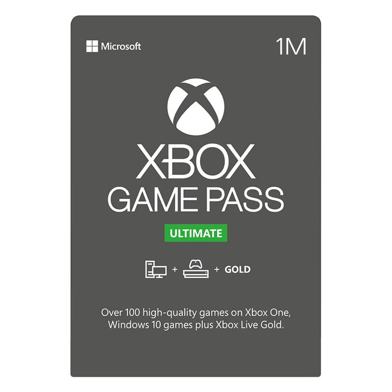 گیفت کارت دو ماهه ایکس باکس مدل game pass ultimate